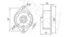 AUTEX 654486 Belt Tensioner, v-ribbed belt